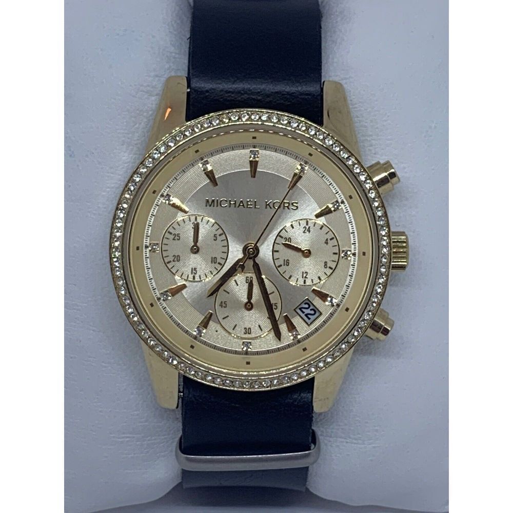 Fossil C141015 Jacqueline Women's Black Leather Analog Dial Quartz Watch E326